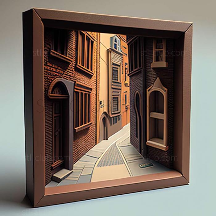 3D model alley (STL)